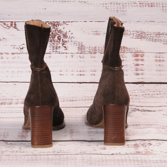 Worthington, Brown Suede Boot, Size 6.5 - Picture 6 of 8